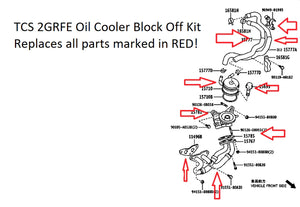 2GRFE Oil Cooler Block Off Kit
