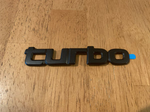 Reproduction Turbo Emblem